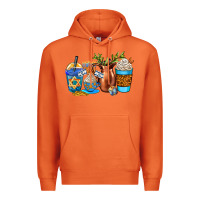 Carrot hannukah coffee cups Premium Hoodie - AdoDesignShop