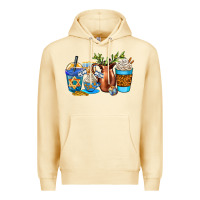 Pina Colada hannukah coffee cups Premium Hoodie - AdoDesignShop