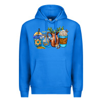 True Royal hannukah coffee cups Premium Hoodie - AdoDesignShop