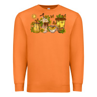 Carrot sunflower coffee cups Premium Sweatshirt - texasbilliewilder