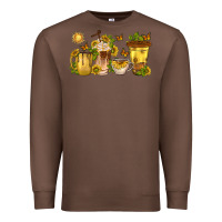 Chestnut sunflower coffee cups Premium Sweatshirt - texasbilliewilder