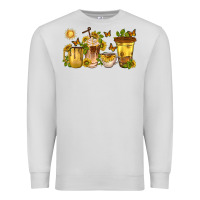 Dove Grey sunflower coffee cups Premium Sweatshirt - texasbilliewilder