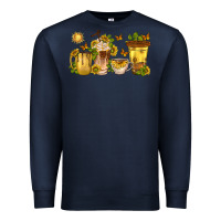 Navy sunflower coffee cups Premium Sweatshirt - texasbilliewilder