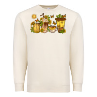 Sandshell sunflower coffee cups Premium Sweatshirt - texasbilliewilder