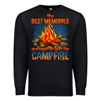 Black the best memories are made around the campfire Premium Sweatshirt - texasbilliewilder