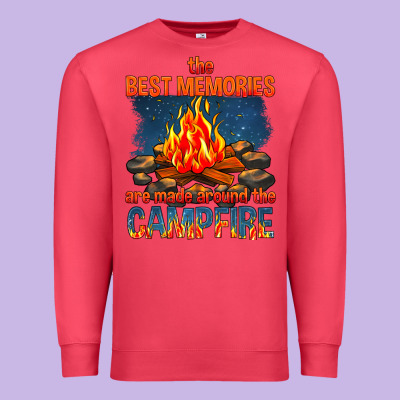 Premium Sweatshirt the best memories are made around the campfire