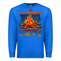 True Royal the best memories are made around the campfire Premium Sweatshirt - texasbilliewilder