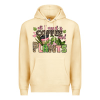 Pina Colada all i need is coffee and plants Premium Hoodie - JahusDesignShop