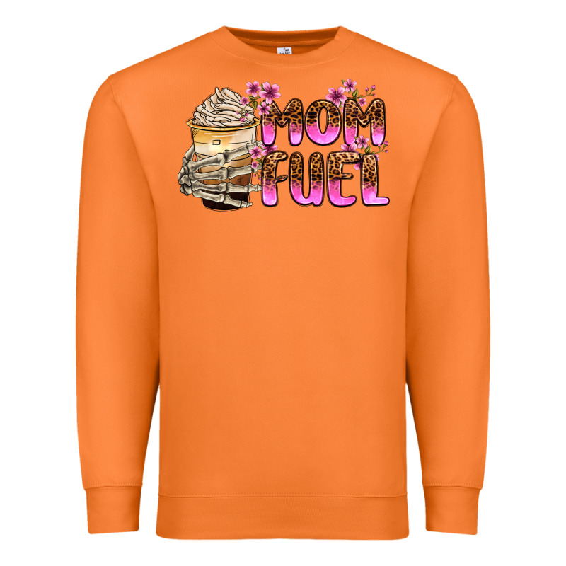 Mom Fuel Premium Sweatshirt by Zillion Design Studio | Teevron