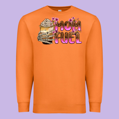 Mom Fuel Premium Sweatshirt Designed By Zillion Design Studio