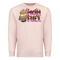 Pale Pink mom fuel Premium Sweatshirt - Zillion Design Studio
