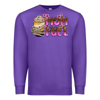 Purple mom fuel Premium Sweatshirt - Zillion Design Studio