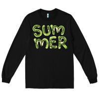 Black summer kiwi Long Sleeve Tee - BarkalooDesign