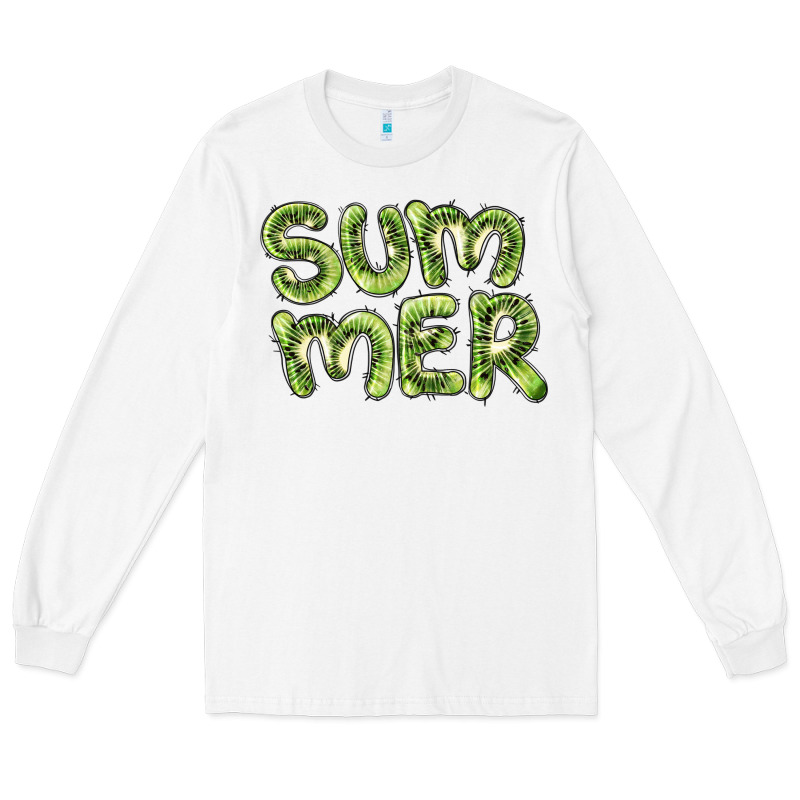 Summer Kiwi Long Sleeve Tee by BarkalooDesign | Teevron