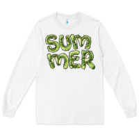 White summer kiwi Long Sleeve Tee - BarkalooDesign
