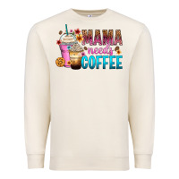 Sandshell mama needs coffee Premium Sweatshirt - Zillion Design Studio