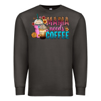 Smoke mama needs coffee Premium Sweatshirt - Zillion Design Studio