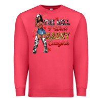 Cardinal the heel i wont sassy cowgirls Premium Sweatshirt - texasbilliewilder