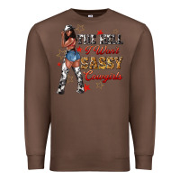 Chestnut the heel i wont sassy cowgirls Premium Sweatshirt - texasbilliewilder