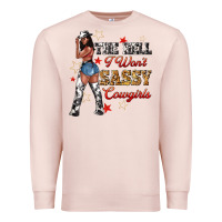 Pale Pink the heel i wont sassy cowgirls Premium Sweatshirt - texasbilliewilder