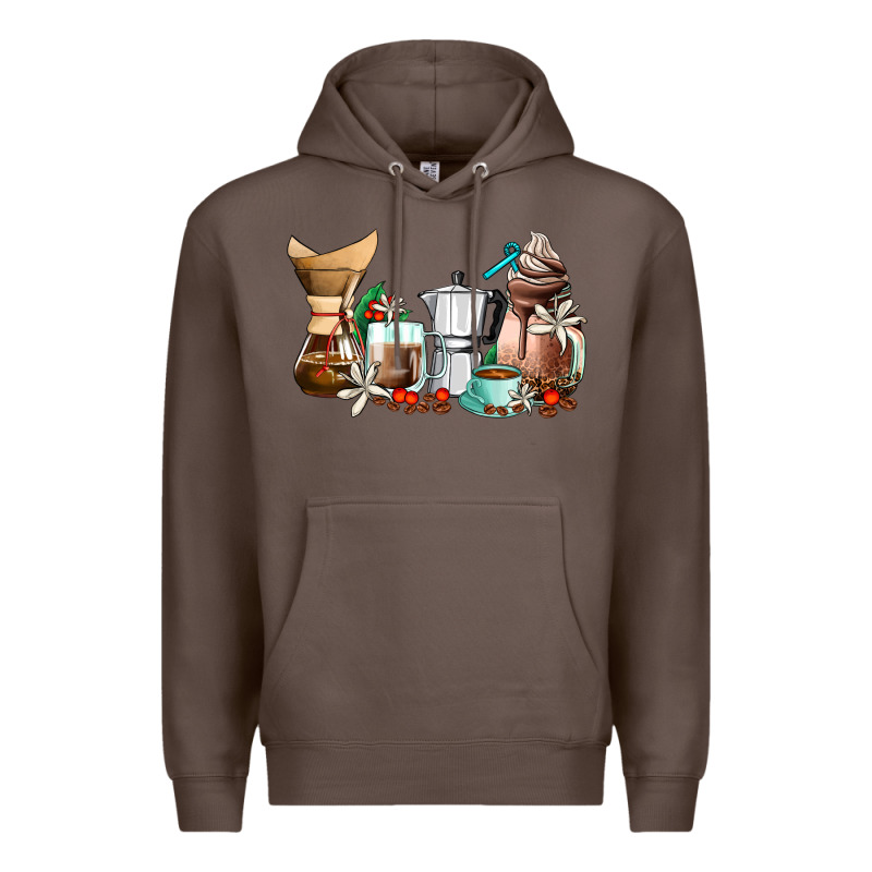 Coffee Tools Coffee Cups Premium Hoodie by AdoDesignShop | Teevron