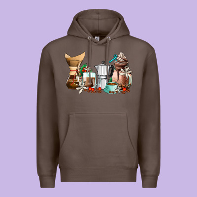 Coffee Tools Coffee Cups Premium Hoodie Designed By Adodesignshop