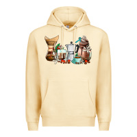 Pina Colada coffee tools coffee cups Premium Hoodie - AdoDesignShop