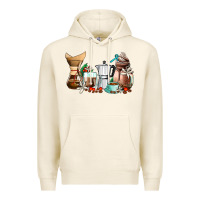 Tofu coffee tools coffee cups Premium Hoodie - AdoDesignShop