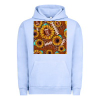 Pigment Grape Ice football leopard sunflower seamless pattern Urban Hoodie - JahusDesignShop
