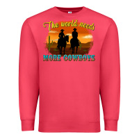 Cardinal the world needs more cowboys Premium Sweatshirt - texasbilliewilder