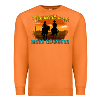Carrot the world needs more cowboys Premium Sweatshirt - texasbilliewilder