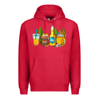 Cardinal beer coffee cups Premium Hoodie - AdoDesignShop