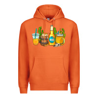 Carrot beer coffee cups Premium Hoodie - AdoDesignShop