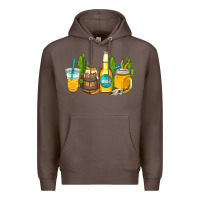Coffee beer coffee cups Premium Hoodie - AdoDesignShop