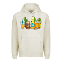 Oatmeal Heather beer coffee cups Premium Hoodie - AdoDesignShop