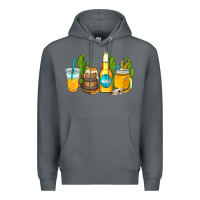 Rock beer coffee cups Premium Hoodie - AdoDesignShop