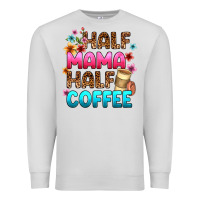 Dove Grey half mama half coffee Premium Sweatshirt - Zillion Design Studio