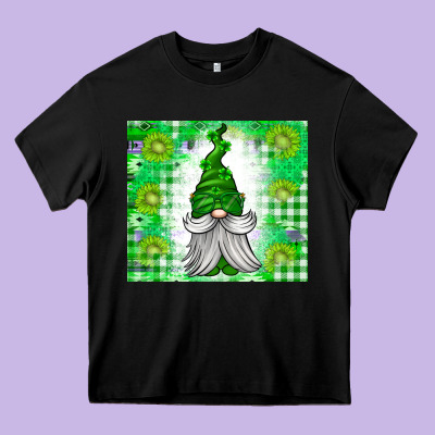 St. Patricks Day Gnome Heavy Core Tee Designed By Cowhidedigitalart
