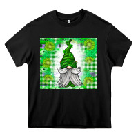 Black St. Patricks Day Gnome Heavy Core Tee - CowhideDigitalArt