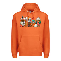 Carrot volleyball coffee cups Premium Hoodie - AdoDesignShop