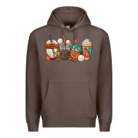 Coffee volleyball coffee cups Premium Hoodie - AdoDesignShop