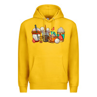 Lemon volleyball coffee cups Premium Hoodie - AdoDesignShop