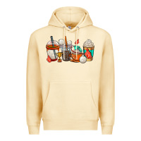 Pina Colada volleyball coffee cups Premium Hoodie - AdoDesignShop
