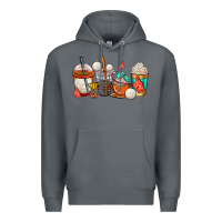 Rock volleyball coffee cups Premium Hoodie - AdoDesignShop