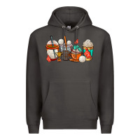 Smoke volleyball coffee cups Premium Hoodie - AdoDesignShop