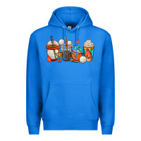 True Royal volleyball coffee cups Premium Hoodie - AdoDesignShop