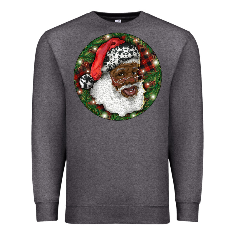 African American Santa Christmas Premium Sweatshirt by RanaPortraitStore | Teevron