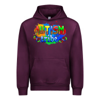 Mauve Wine autısm tribe Urban Hoodie - AdoDesignShop