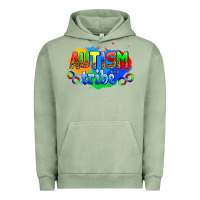 Pigment Oil Green autısm tribe Urban Hoodie - AdoDesignShop