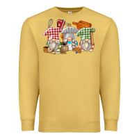Antique Gold bakery gnomes Premium Sweatshirt - Zillion Design Studio